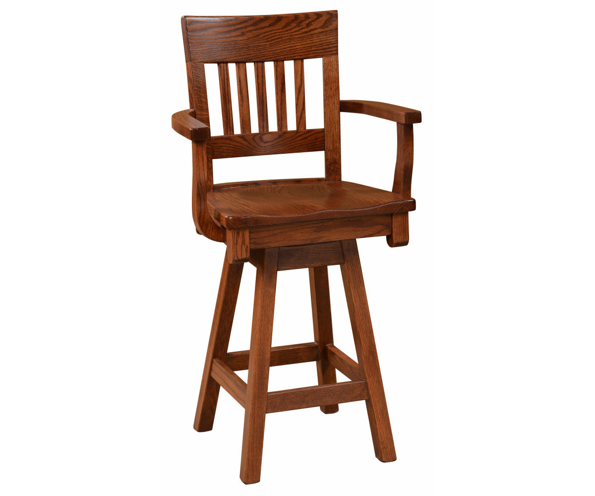 Ottawa 24" Swivel Bar Stool The Factory Furniture