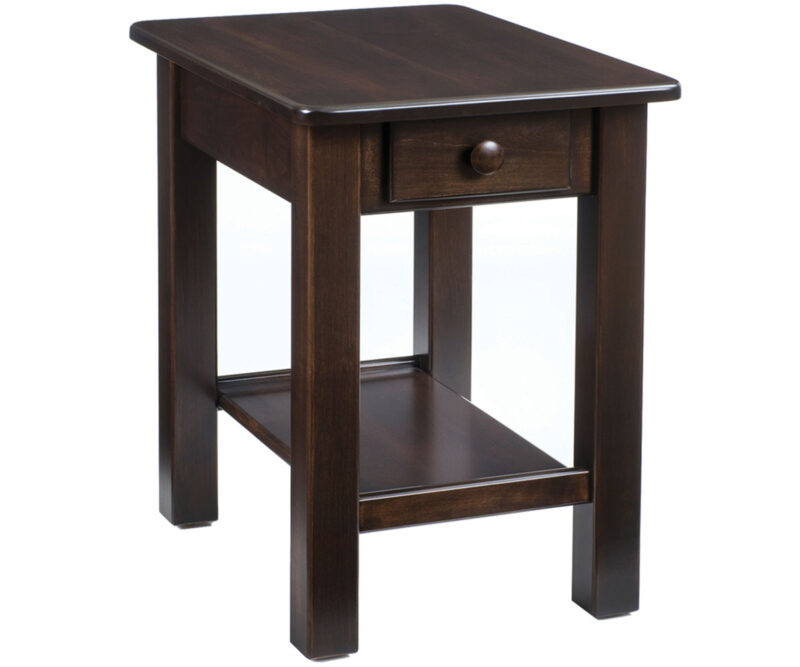 Contemporary End Table - 17"W