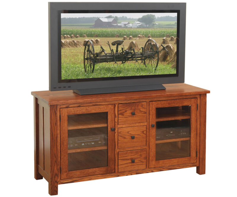 Canted Mission Media Console - 56"W