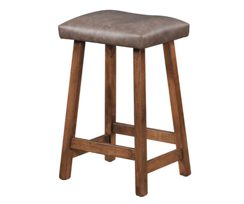 Lotus Barstool - Leather Seat