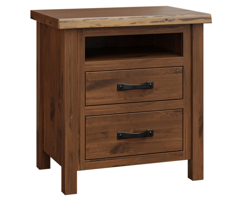Last Frontier 2 Drawer Open Nightstand