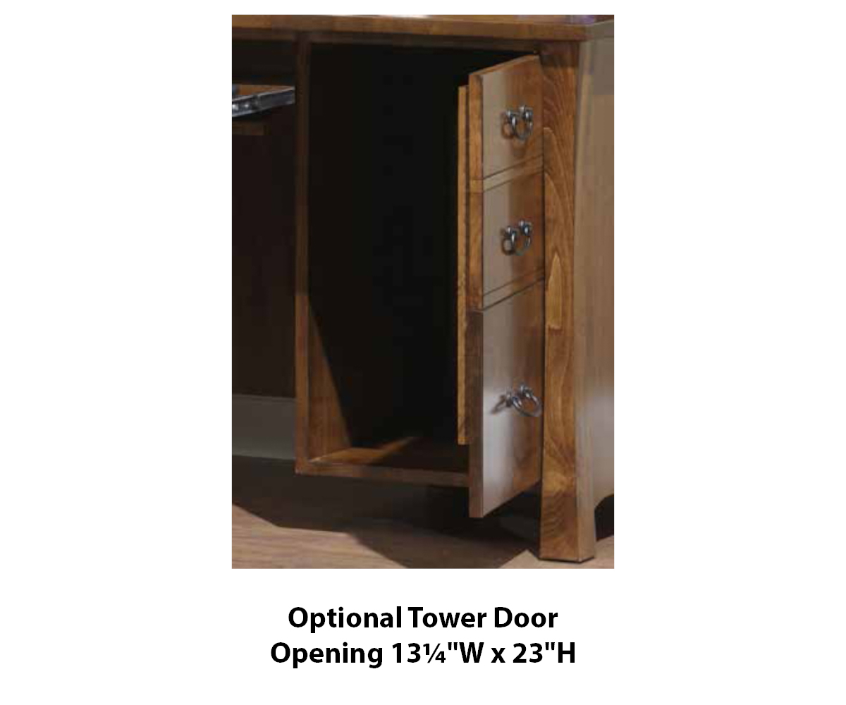 Woodland Shaker L-Desk With Hutch - Image 4