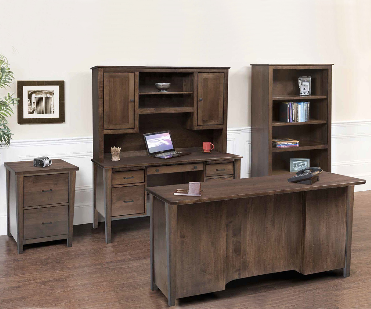Woodland Shaker Credenza Desk - Image 4