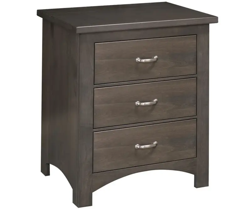 Siesta 3 Drawer Nightstand