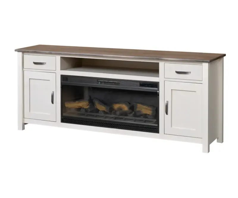 Sanibel Fire Box TV Stand - 80"