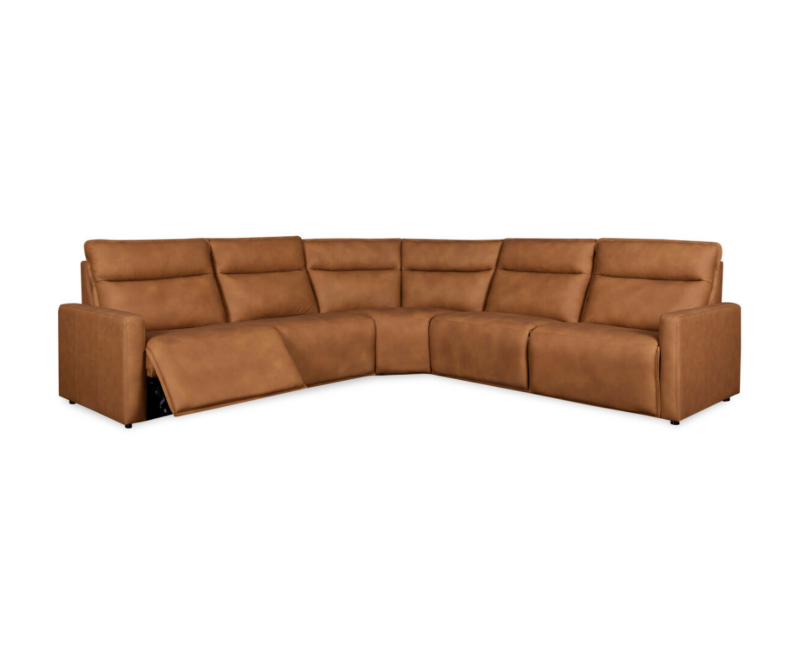 ADELL LEATHER RECLINING SECTIONAL <span style="color: #ff0000;">Sale $5,599!</span>