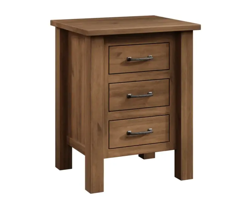 Lindholt Three Drawer Nightstand