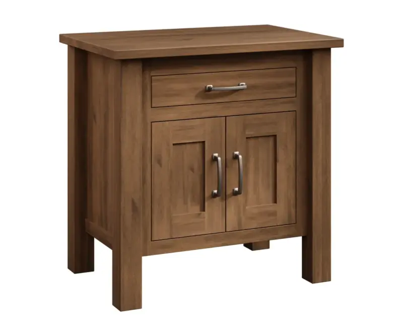 Lindholt One Drawer, Two Door Nightstand