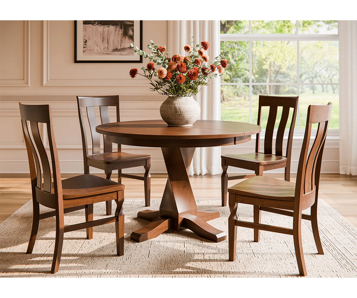 Dakota Single Pedestal Table - Image 3