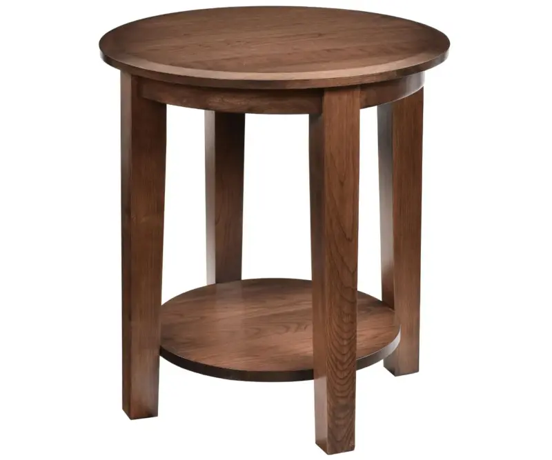 Deluxe Shaker Round End Table - 22"