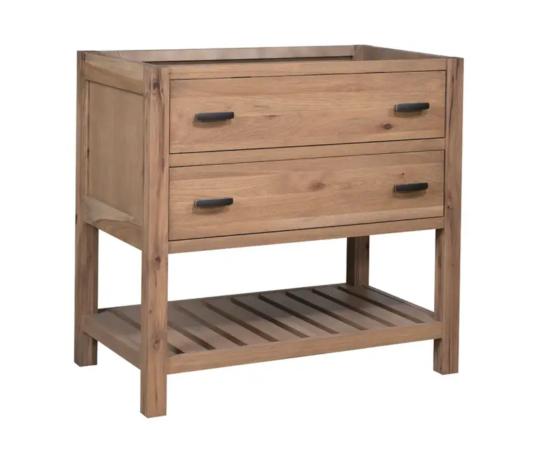Open Shelf Vanity