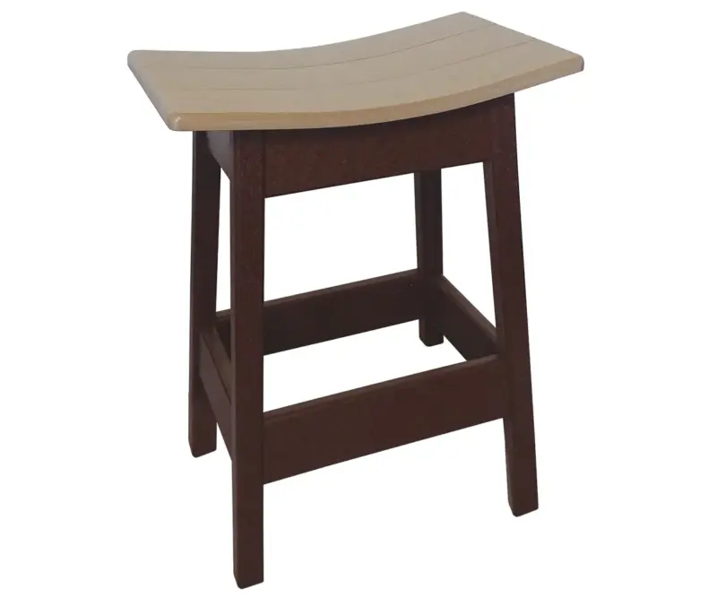 Bar Square Saddle Stool